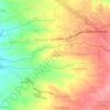 Sampa topographic map, elevation, terrain