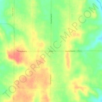 Globe topographic map, elevation, terrain