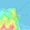 Tindari topographic map, elevation, terrain