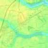 Benson Acres topographic map, elevation, terrain