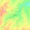 Mandsaur topographic map, elevation, terrain