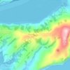 Highcliff topographic map, elevation, terrain
