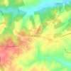 Darlington Heights topographic map, elevation, terrain