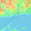 High Rock topographic map, elevation, terrain