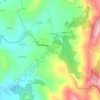 Soutelo de Montes topographic map, elevation, terrain