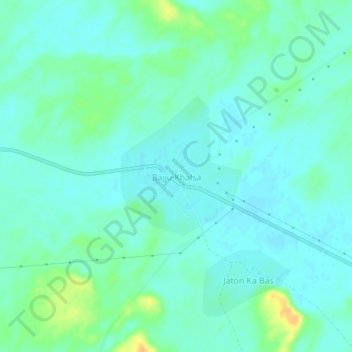 Bajju Khalsa topographic map, elevation, terrain