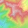 Mount Brinchang topographic map, elevation, terrain