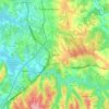 Gaeiras topographic map, elevation, terrain