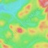 Lac Chapeau topographic map, elevation, terrain