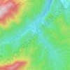 Sugarlands topographic map, elevation, terrain