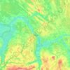 Tartu topographic map, elevation, terrain
