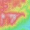 San Luis Peak topographic map, elevation, terrain