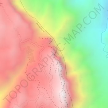 Mini World's End topographic map, elevation, terrain