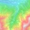 Archinard topographic map, elevation, terrain