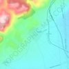 Ξινό Νερό topographic map, elevation, terrain