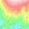 Iniza Alta topographic map, elevation, terrain