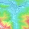 Valbruna topographic map, elevation, terrain