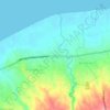 Jero Margi topographic map, elevation, terrain