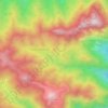 Çey topographic map, elevation, terrain