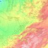 Béni Mellal-Khénifra topographic map, elevation, terrain
