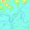 Kampung Pantai Perai topographic map, elevation, terrain
