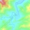 Lutu Village topographic map, elevation, terrain