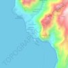 Lomo de Vueltas topographic map, elevation, terrain