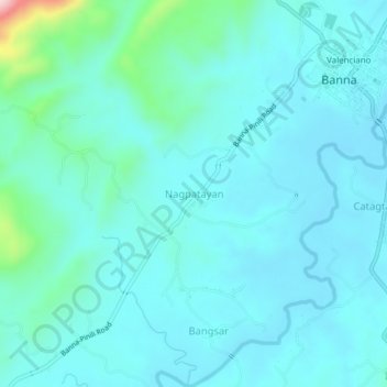 Nagpatayan topographic map, elevation, terrain