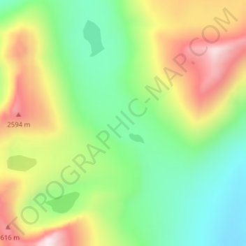 Mosquito Pass topographic map, elevation, terrain