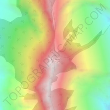 Mizri Ghar topographic map, elevation, terrain
