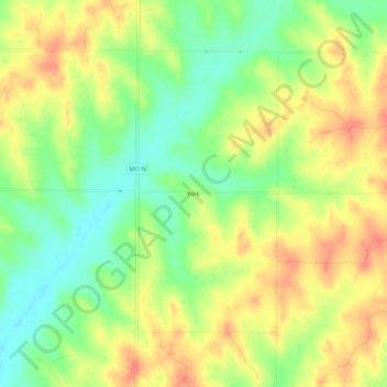 York topographic map, elevation, terrain