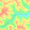 Bidwell topographic map, elevation, terrain