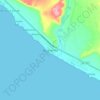 Boca del Río topographic map, elevation, terrain