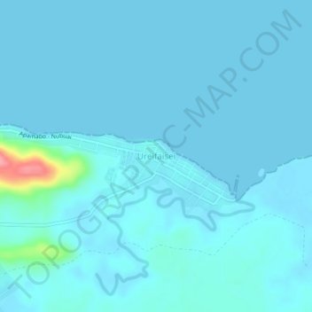 Ureifaisei topographic map, elevation, terrain