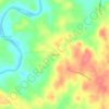 Bosworth topographic map, elevation, terrain