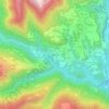 Ronche topographic map, elevation, terrain