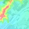 El Romeral Poniente topographic map, elevation, terrain