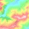 Çorak topographic map, elevation, terrain