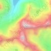 Saumspitze topographic map, elevation, terrain