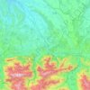 Lestelle-Bétharram topographic map, elevation, terrain