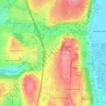 Firloch topographic map, elevation, terrain