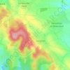 Montchel topographic map, elevation, terrain