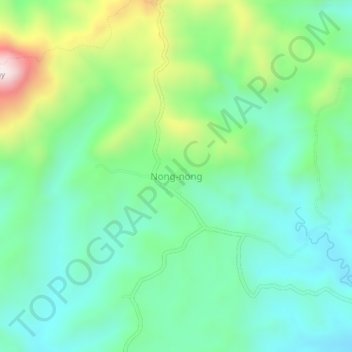Nong-nong topographic map, elevation, terrain