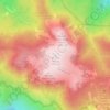 Monte Aiona topographic map, elevation, terrain