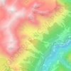 Fenestral topographic map, elevation, terrain