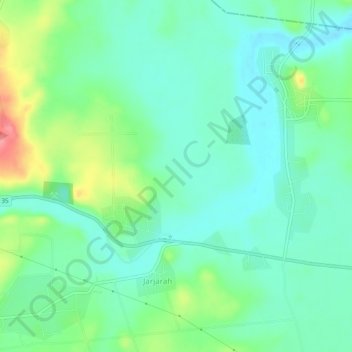 Tall Sikkine Saroute topographic map, elevation, terrain