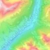 Champlan topographic map, elevation, terrain
