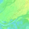 Andrāuli topographic map, elevation, terrain