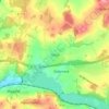 Taltitz topographic map, elevation, terrain