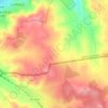 Colmenero topographic map, elevation, terrain